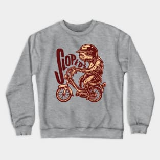 Sloth on a Grande! (back of shirt) Crewneck Sweatshirt
